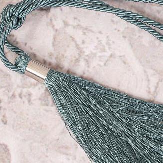 Sznur dekoracyjny do zasłon ALENA miętowy