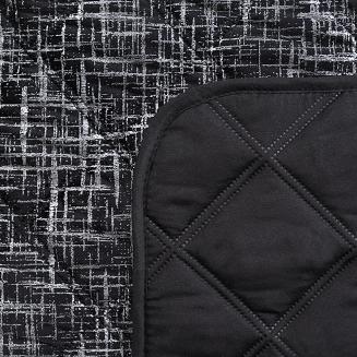Narzuta dekoracyjna BLINK 170x210 czarny