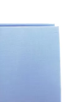 Prześcieradło bawełniane bez gumki 200x220 rubin błękitne