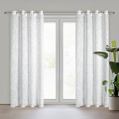 Zasłona gotowa na przelotkach SOLANA 140x250 Eurofirany kremowy