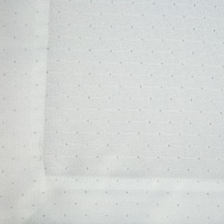 Obrus dekoracyjny ELLEN 145x400 Eurofirany biały/srebrny