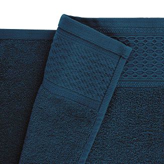 Ręcznik D Bawełna 100% Solano Krem + Granat (P) 2x30x50+2x50x90+2x70x140 kpl.