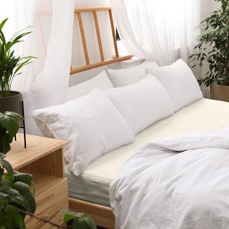 Prześcieradło jersey z gumką 80x180 Darymex kremowe