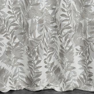 Zasłona gotowa na przelotkach HARIET 140x250 Eurofirany szary/ecru