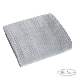 Narzuta welurowa SOFIA 200x220 Eurofirany srebrny
