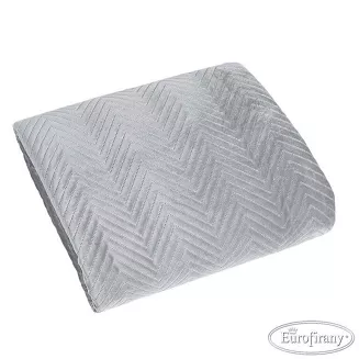 Narzuta welurowa SOFIA 200x220 Eurofirany srebrny