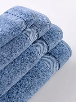 Ręcznik bawełniany Leo 50x90 niebieski