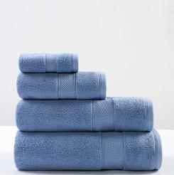 Ręcznik bawełniany Leo 50x90 niebieski