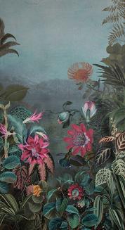 Zasłona gotowa na przelotkach ALINE Eurofirany ciemnozielony