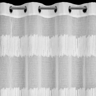 Firana gotowa na przelotkach LEANDRA 140x250 Eurofirany biały