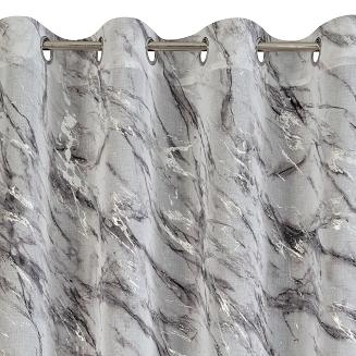 Zasłona gotowa na przelotkach ALIVIA Eurofirany biały