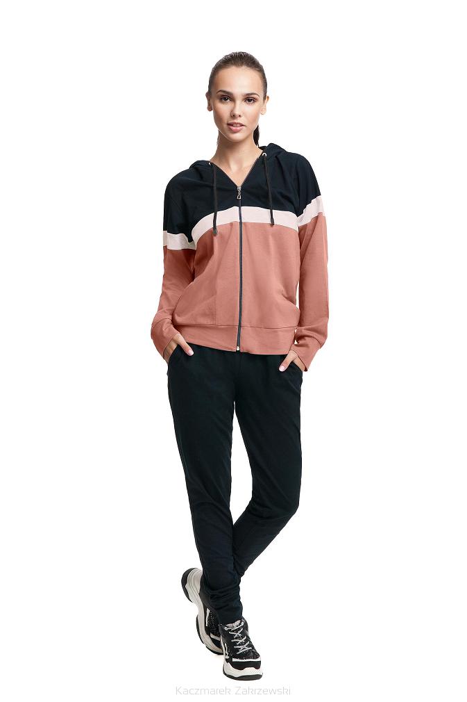 Dres damski LUNA kod 307 beżowo-czarny