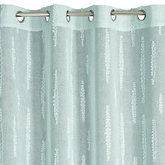 Zasłona gotowa na przelotkach ALENI 140x250 Eurofirany miętowy