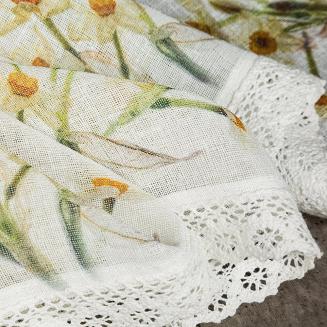 Firana gotowa FLORA 150x60 Eurofirany żółty