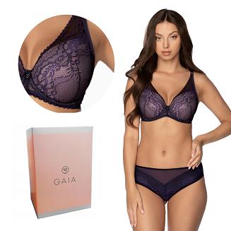 Biustonosz GAIA Push Up Irene 1183 granatowy