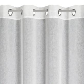 Firana gotowa na przelotkach MARGARET2 140x250 Eurofirany biały