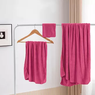Ręcznik szybkoschnący z mikrofibry ACTIV 30x30 fuksja