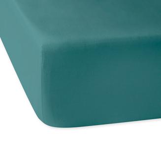 Prześcieradło satyna bawełniana z gumką 200x220 Darymex ciemno turkusowe