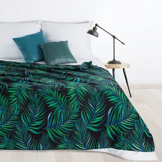 Koc narzuta PALMS 150x200 Design91 czarny