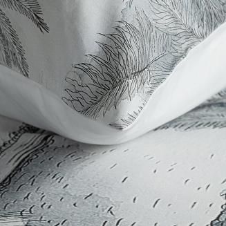 Pościel satynowa SKYE 160x200 Eva Minge Eurofirany jasnoszary