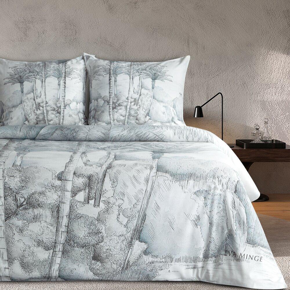 Pościel satynowa SKYE 160x200 Eva Minge Eurofirany jasnoszary