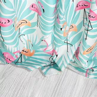 Miętowa Zasłona Do Salonu 140x250 FLAMINGOVE