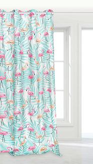 Miętowa Zasłona Do Salonu 140x250 FLAMINGOVE