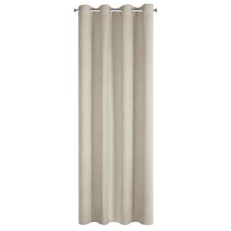 Zasłona gotowa na przelotkach VANI 140x250 Eurofirany jasnobeżowy