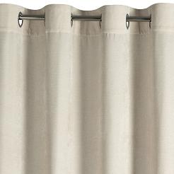 Zasłona gotowa na przelotkach VANI 140x250 Eurofirany jasnobeżowy