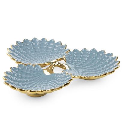 Patera dekoracyjna HIRAL 37x35 Eurofirany niebieska