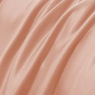 Pościel 160x200 jednobarwna pudrowy róż wzorzysta plisa falbana