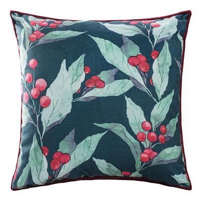 Poszewka dekoracyjna OOT 43x43 Darymex z lamówką ostrokrzew