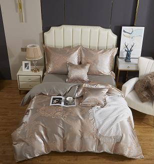 Ekskluzywna Pościel Atłasowa Z Haftem 160x200 AT013