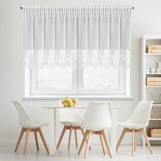 Firana gotowa na taśmie ARTEMIDA 400x80 Eurofirany biały