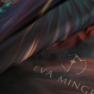 Pościel satynowa ASTRAL 160x200 Eva Minge Eurofirany czarny