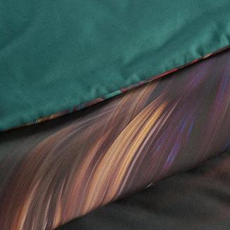 Pościel satynowa ASTRAL 160x200 Eva Minge Eurofirany czarny