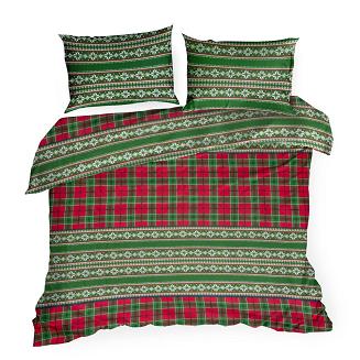 Komplet pościeli świąteczny POS 160x200 Eurofirany zielony