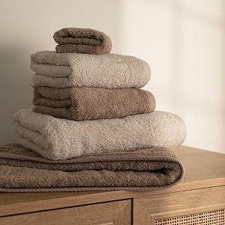 Ręcznik bawełniany gładki HARRY 50x90 jasnobeżowy