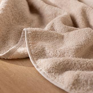 Ręcznik bawełniany gładki HARRY 50x90 jasnobeżowy