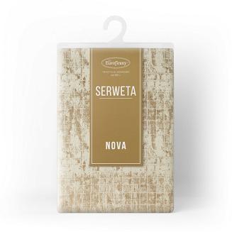 Obrus dekoracyjny ALINA 85x85 Eurofirany beżowy