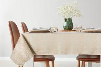 Obrus dekoracyjny ALINA 85x85 Eurofirany beżowy