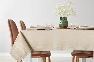 Obrus dekoracyjny ALINA 85x85 Eurofirany beżowy