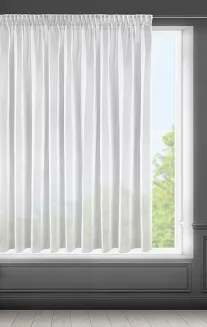 Firana gotowa na taśmie ESEL 350x150 Eurofirany biały