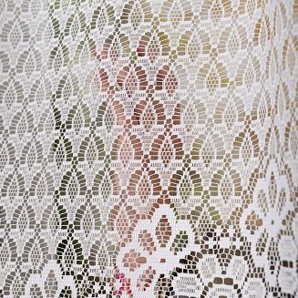 Firanka żakardowa gotowa na żabki FAUSTYNA 250x140 biała