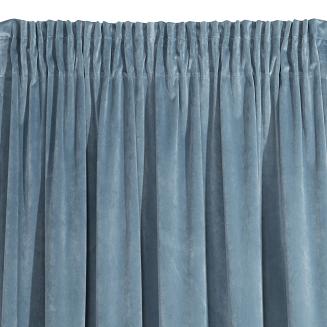 Zasłona gotowa na taśmie VILLA 140x270 Eurofirany niebieski