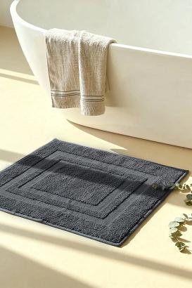 Dywanik łazienkowy bawełniany Ravo 50x70 grafitowy