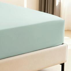 Prześcieradło bambusowe z gumką 200x220 szałwiowe