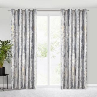 Zasłona gotowa na przelotkach GRACE 140x250 Eurofirany szary