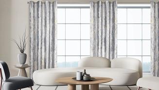 Zasłona gotowa na przelotkach GRACE 140x250 Eurofirany szary