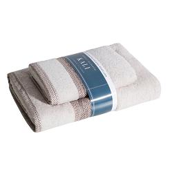 Komplet ręczników 2 cz. KALI 50x90 Eurofirany beżowy